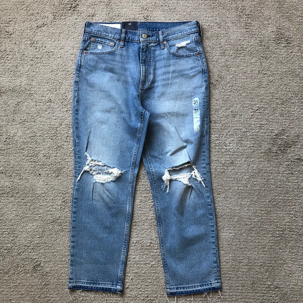 GAP Women's Straight Leg Jeans - Blue